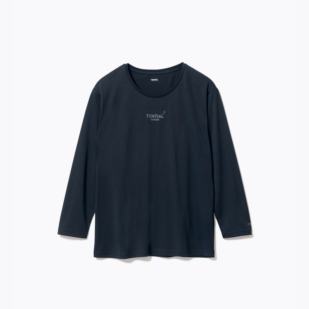 【母の日カード】 リカバリーウェア BAKUNE Dry Women’s　長袖上下セット ネイビーXL