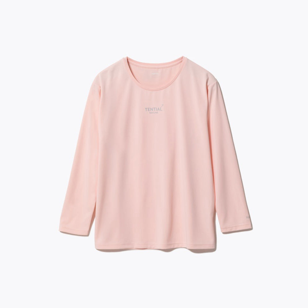 【母の日カード】 リカバリーウェア BAKUNE Dry Women’s　長袖上下セット ピンクM