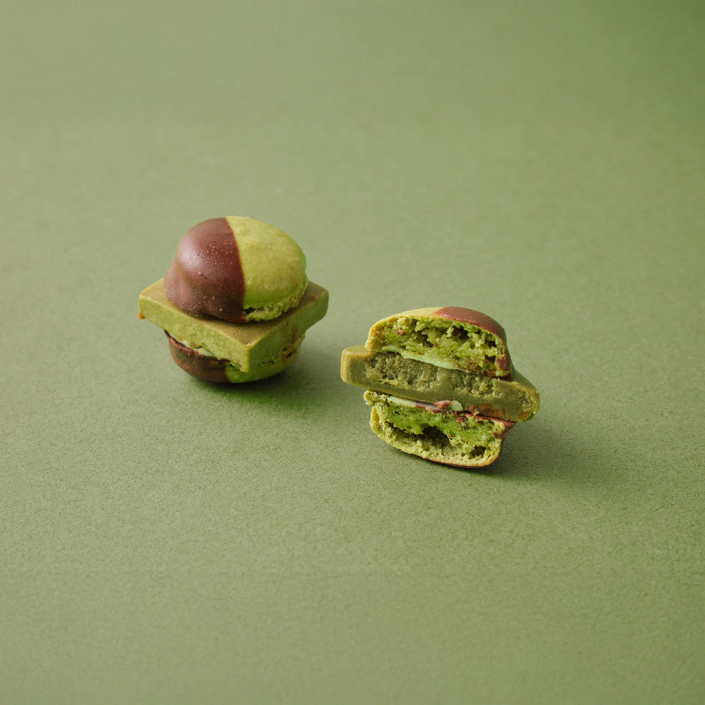 MAMEIL NAMA CHOCOLATE MACARON（生チョコレートマカロン）‑Choco＆Pistachio＆Creme brulee‑ 計6個