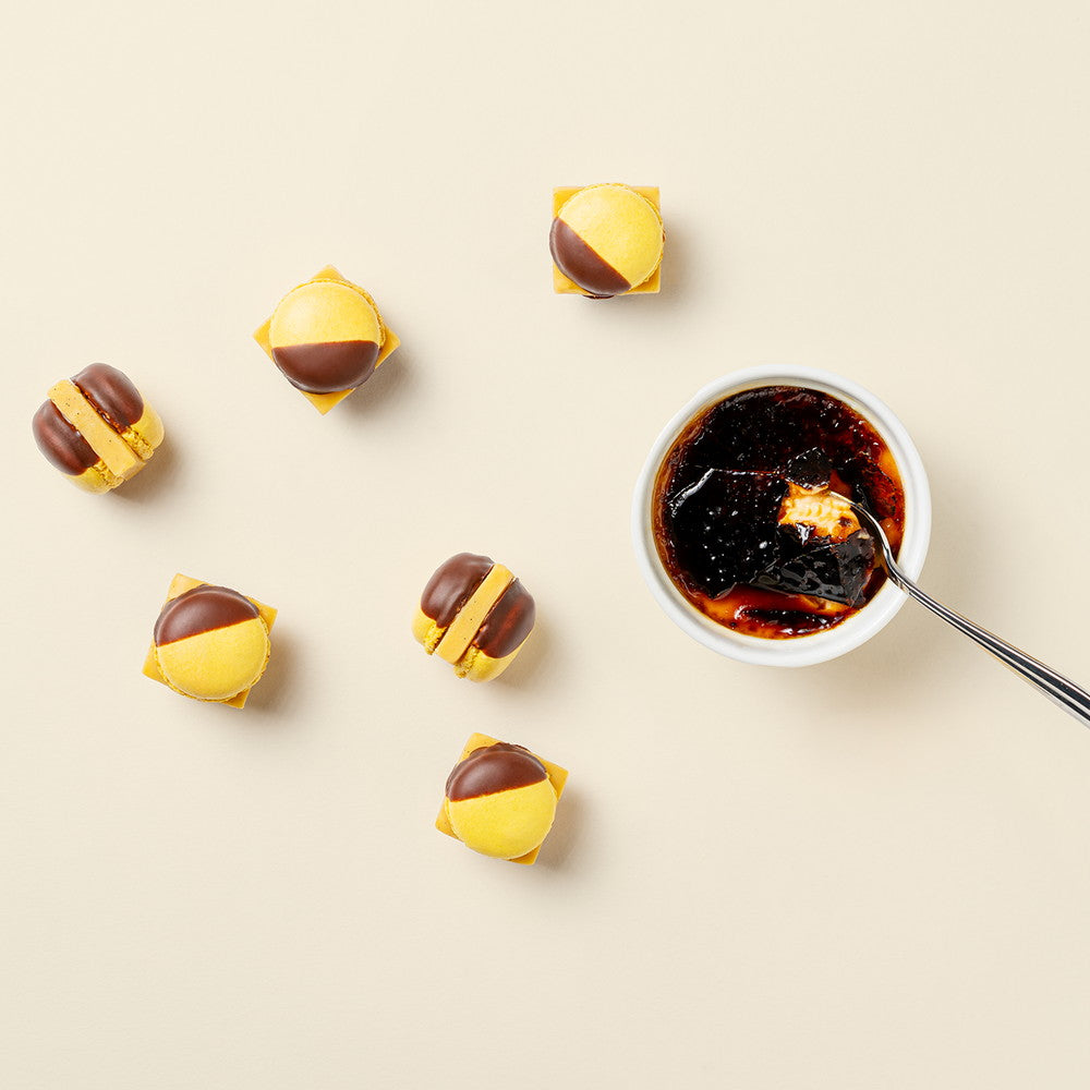 MAMEIL NAMA CHOCOLATE MACARON（生チョコレートマカロン）‑Choco＆Pistachio＆Creme brulee‑ 計6個