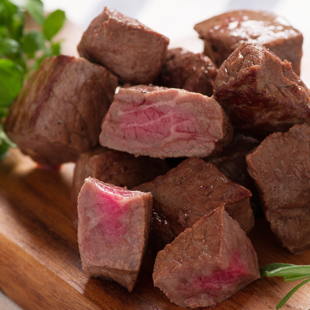 長野　信州アルプス牛（交雑種）　サイコロステーキ