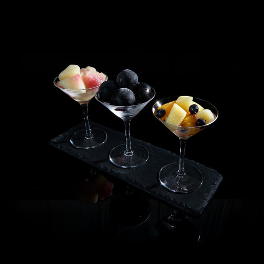 「凍眠フルーツ」　3種食べ比べ（ナガノパープル、白桃、ミックスフルーツ）