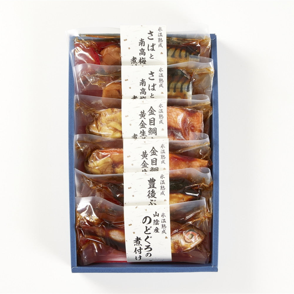 鳥取 「山陰大松」 氷温熟成 お魚惣菜ギフトセット（和の心）4種6切