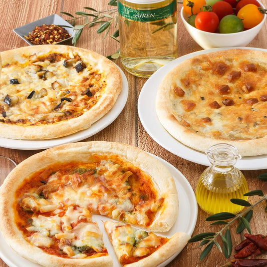 東京 恵比寿  「リストランテマッサ」監修  3種のナポリ風ピッツァセット