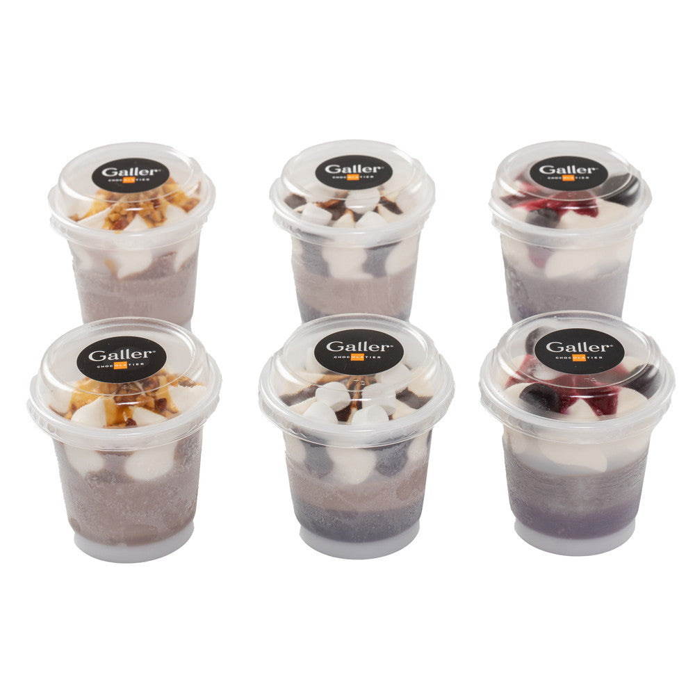 ベルギー王室御用達チョコレートブランド　「ガレー」チョコレートアイスパルフェ6個