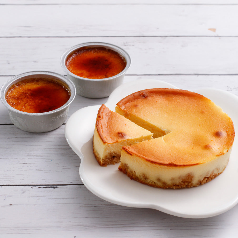 「乳蔵」 北海道ベイクドチーズケーキ・あいすプリン