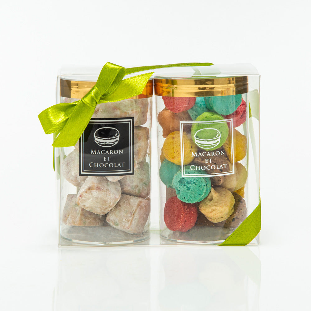 東京 「マカロン・エ・ショコラ」 2種セット（キューブ・ド・ネージュ&マカロンボーロ）