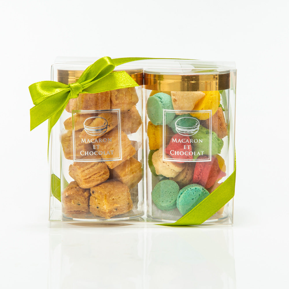 東京 「マカロン・エ・ショコラ」 2種セット（エダムチーズ&マカロンボーロ）