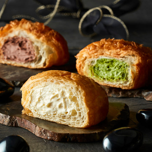 岡山 「蔵家」 クリームクロワッサン3種セット（6個）