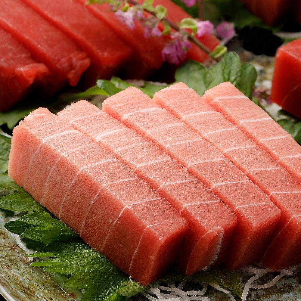 天然本まぐろセット(中トロサク220g・赤身サク220g)