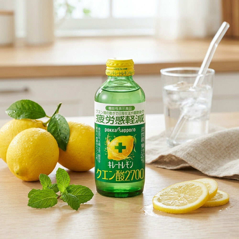 ポッカサッポロ キレートレモン クエン酸2700 瓶  155ml 24本