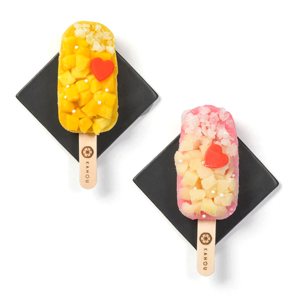 京都　果朋KAHOU　果氷-kaori- 2種食べ比べ（ベリーニ・マンゴヤン）