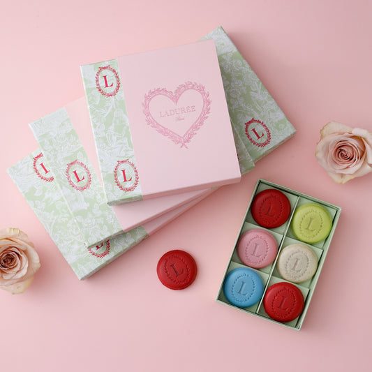 LADUREE（ラデュレ）ウジェニー 6個入り（限定スリーブ付き）
