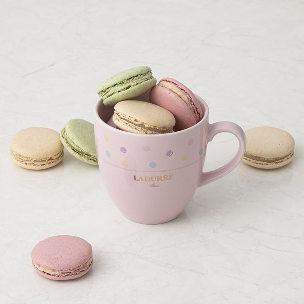 LADUREE（ラデュレ）マグカップ マカロン・ローズ