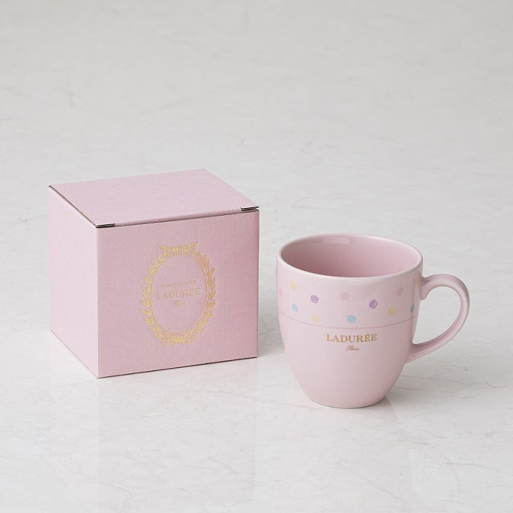 LADUREE（ラデュレ）マグカップ マカロン・ローズ