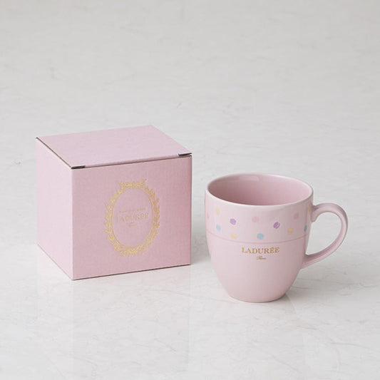 LADUREE（ラデュレ）マグカップ マカロン・ローズ