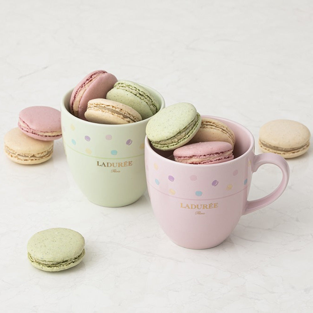 LADUREE（ラデュレ）マグカップ マカロン・ローズ