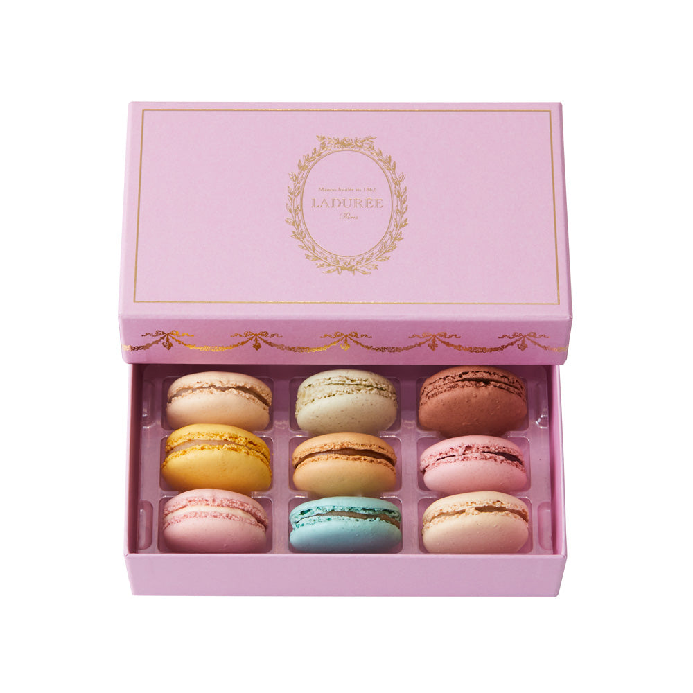 LADUREE（ラデュレ）アンタンポレル・パルム マカロン9個入り