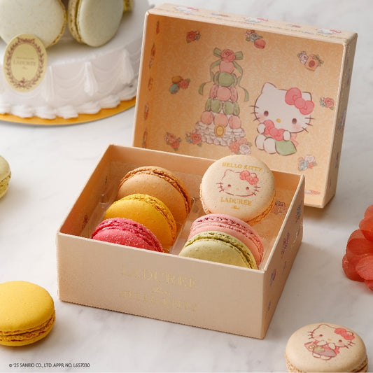 【数量限定】LADUREE（ラデュレ）ハローキティ マカロン6個入り