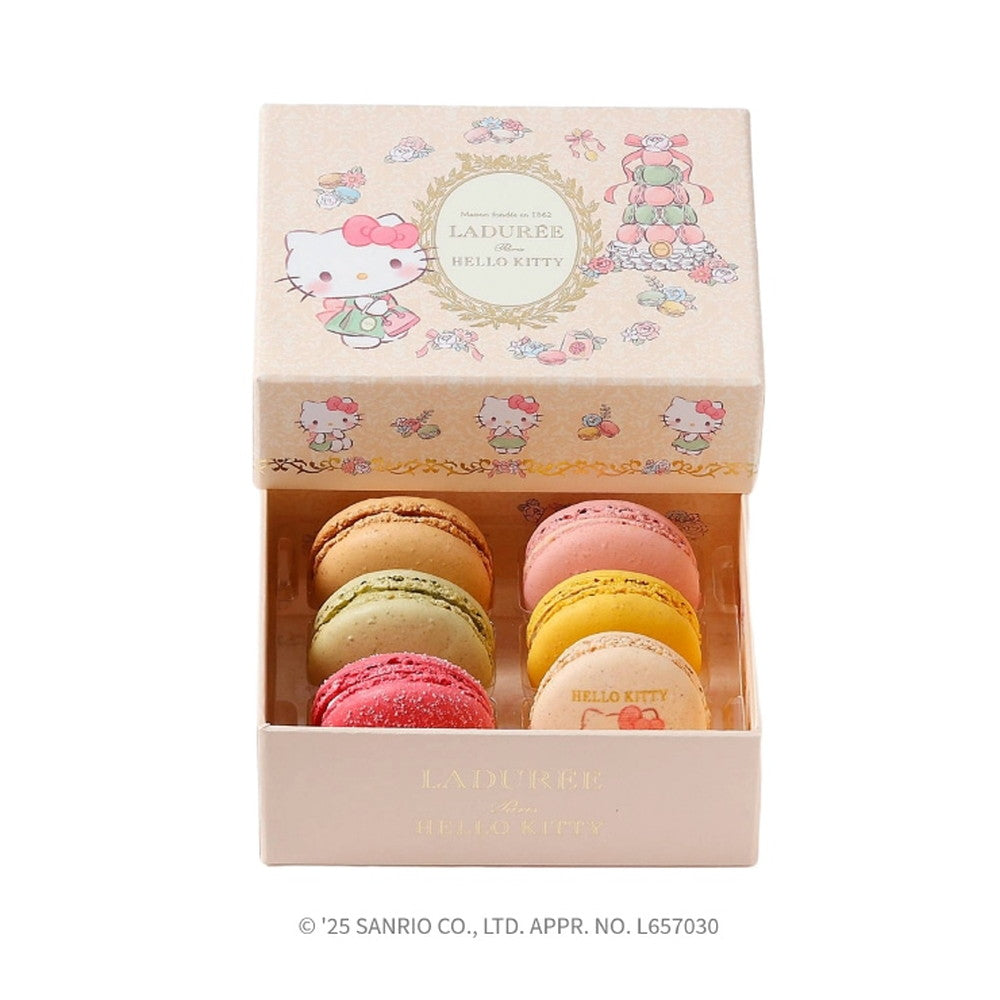 【数量限定】LADUREE（ラデュレ）ハローキティ マカロン6個入り