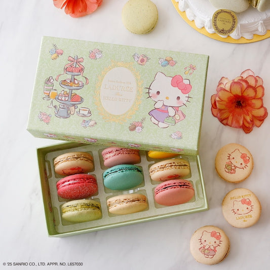 【数量限定】LADUREE（ラデュレ）ハローキティ マカロン9個入り