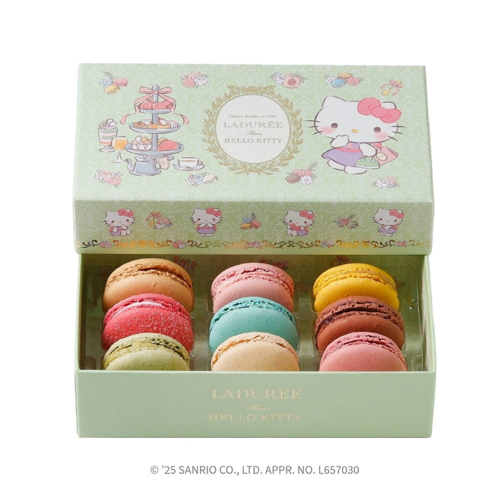 【数量限定】LADUREE（ラデュレ）ハローキティ マカロン9個入り