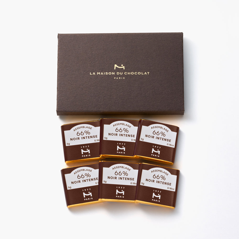 ラ・メゾン・デュ・ショコラ キャレ ノアール アンタンス　6枚入