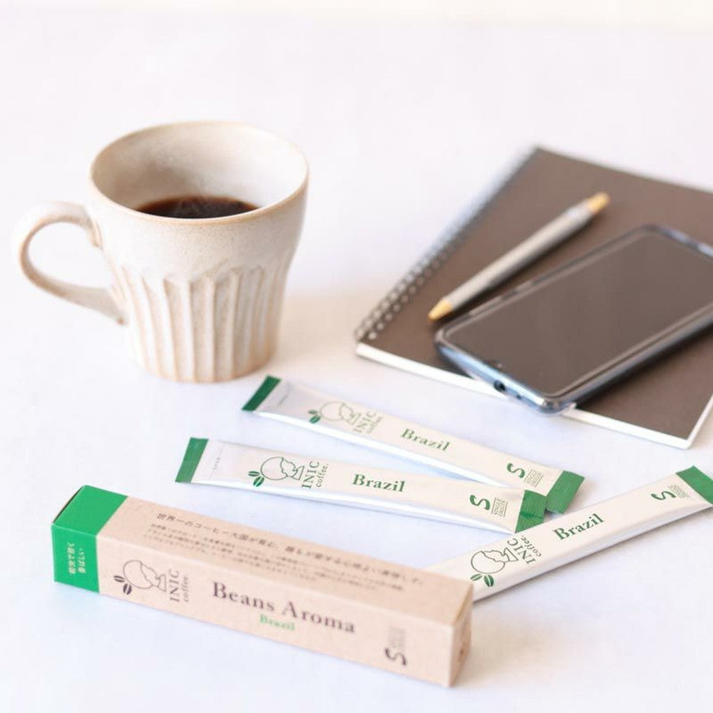INIC coffee　ドリップドコーヒーパウダー　ビーンズアロマ　ブラジル 30P