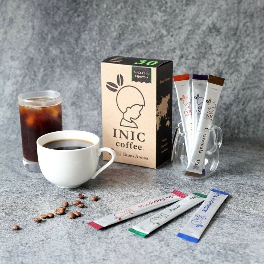 INIC coffee　ドリップドコーヒーパウダー　ビーンズアロマ　アソート 30P