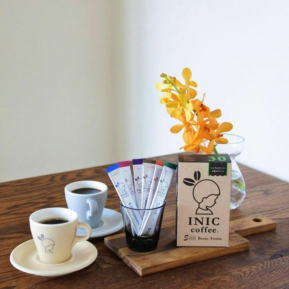INIC coffee　ドリップドコーヒーパウダー　ビーンズアロマ　アソート 30P
