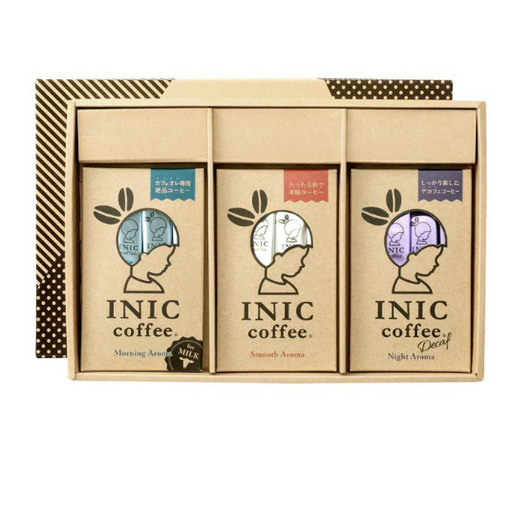 INIC coffee　ドリップドコーヒーパウダー 人気の3種類コーヒーギフトセット