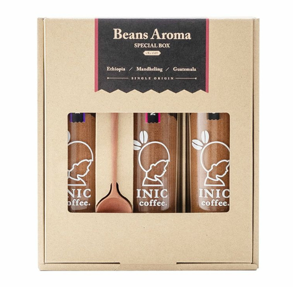 INIC coffee　ドリップドコーヒーパウダー　ビーンズアロマ　スペシャルボックス 001(55gx３本)