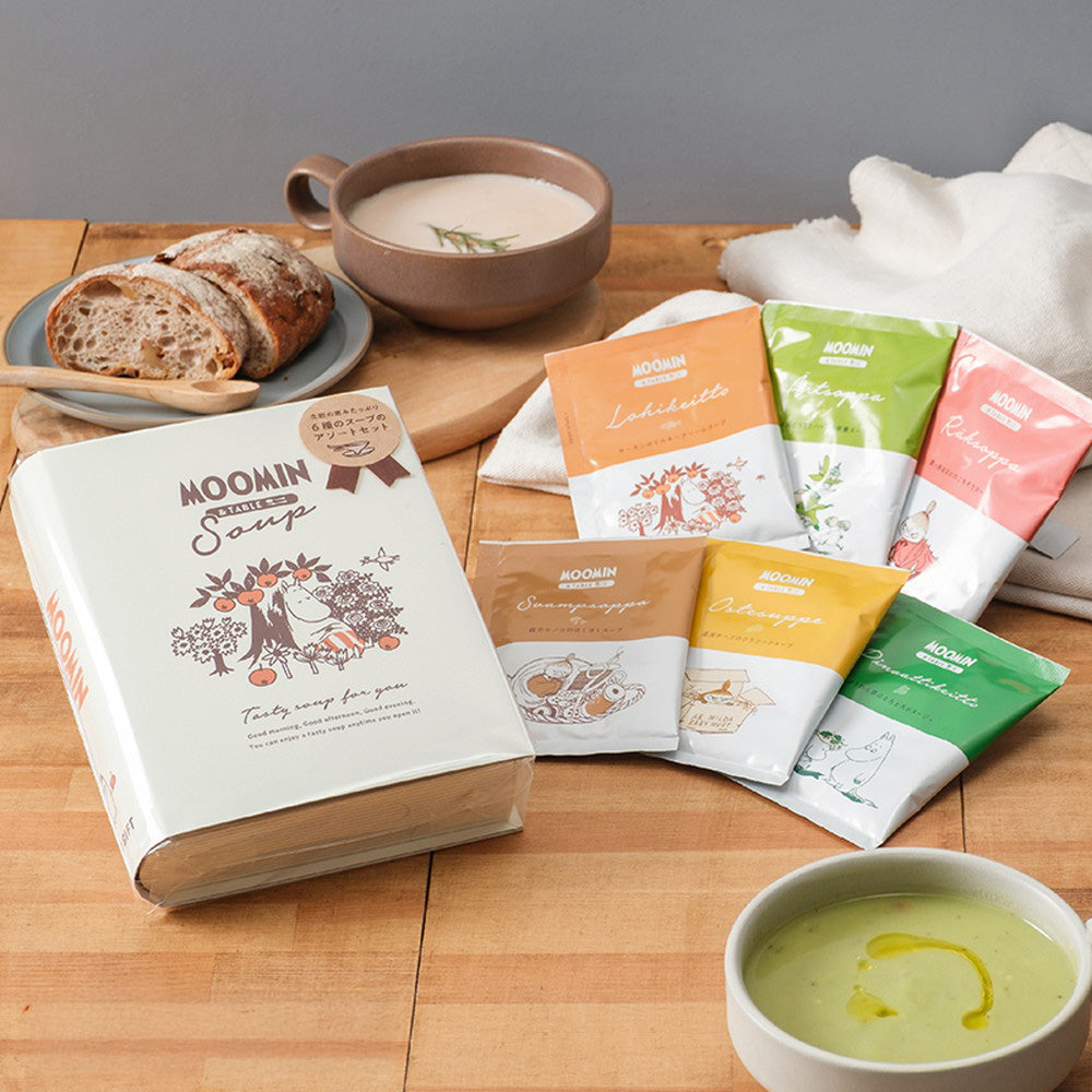 MOOMIN & TABLE　ムーミン & テーブル 6種類のスープ