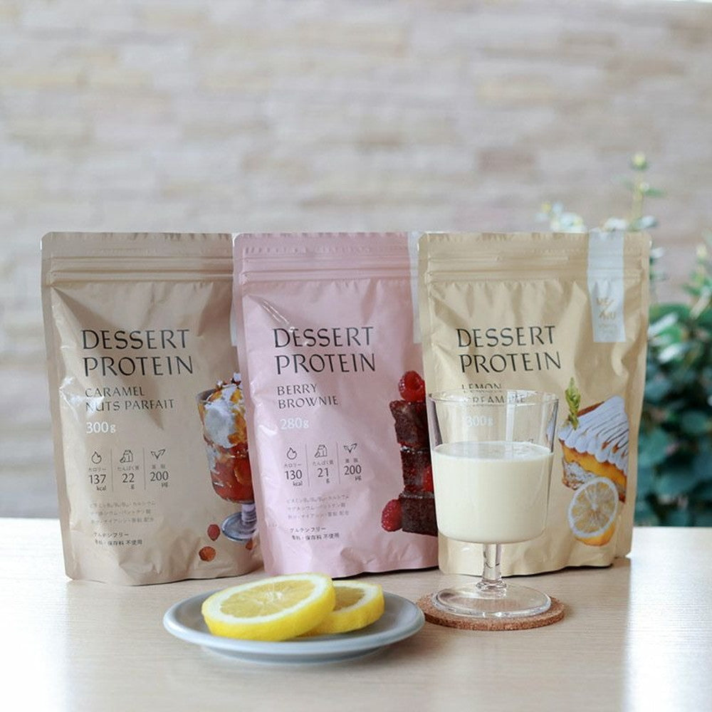 ME/NU WOMAN'S BASE　デザートプロテイン レモンクリームパイ味 大袋 300g