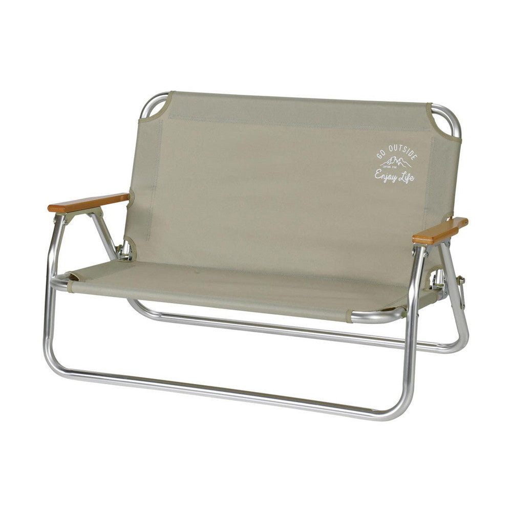 キャプテンスタッグ モンテ アルミ背付ローベンチ 960