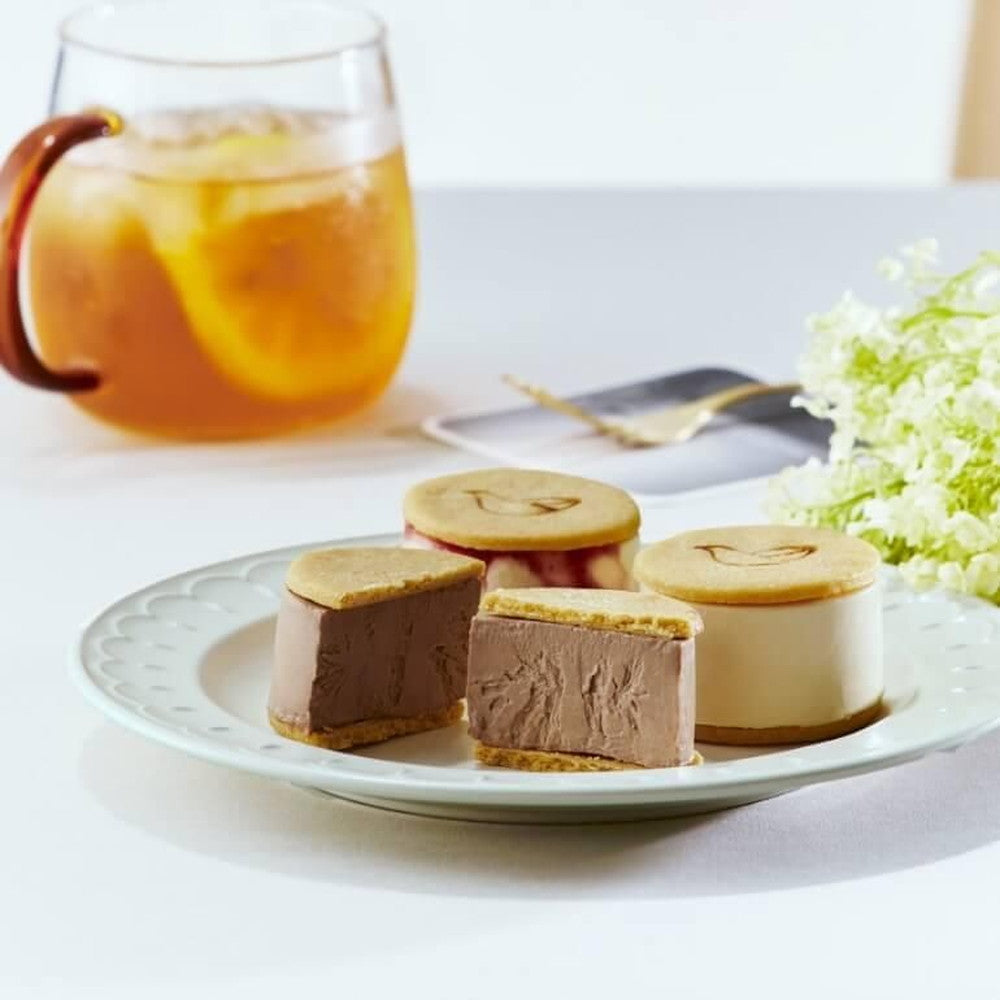 京都チーズケーキ専門店 ソラアオ　アイスチーズケーキサンド 3種計6個【2箱】