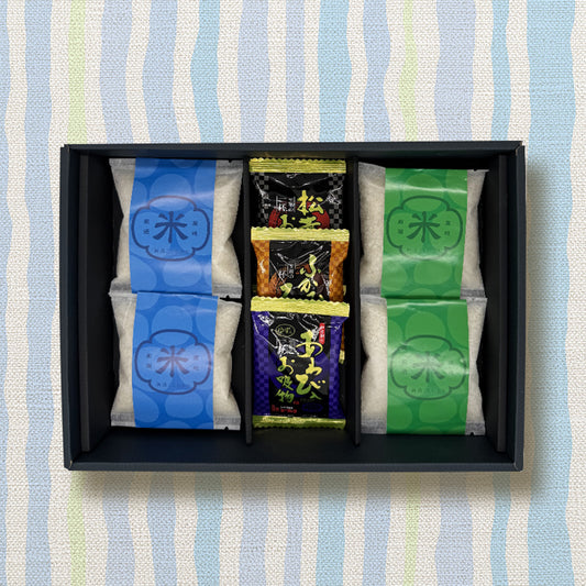 新潟米食べくらべ・お吸物ギフトセット（米4合・お吸い物）