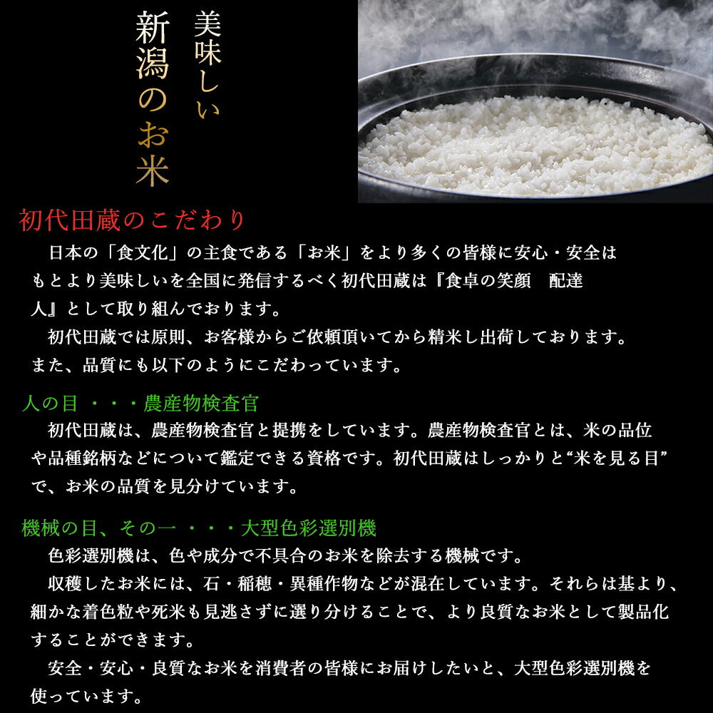 新潟米食べくらべ・お吸物ギフトセット（米6合・お吸い物）