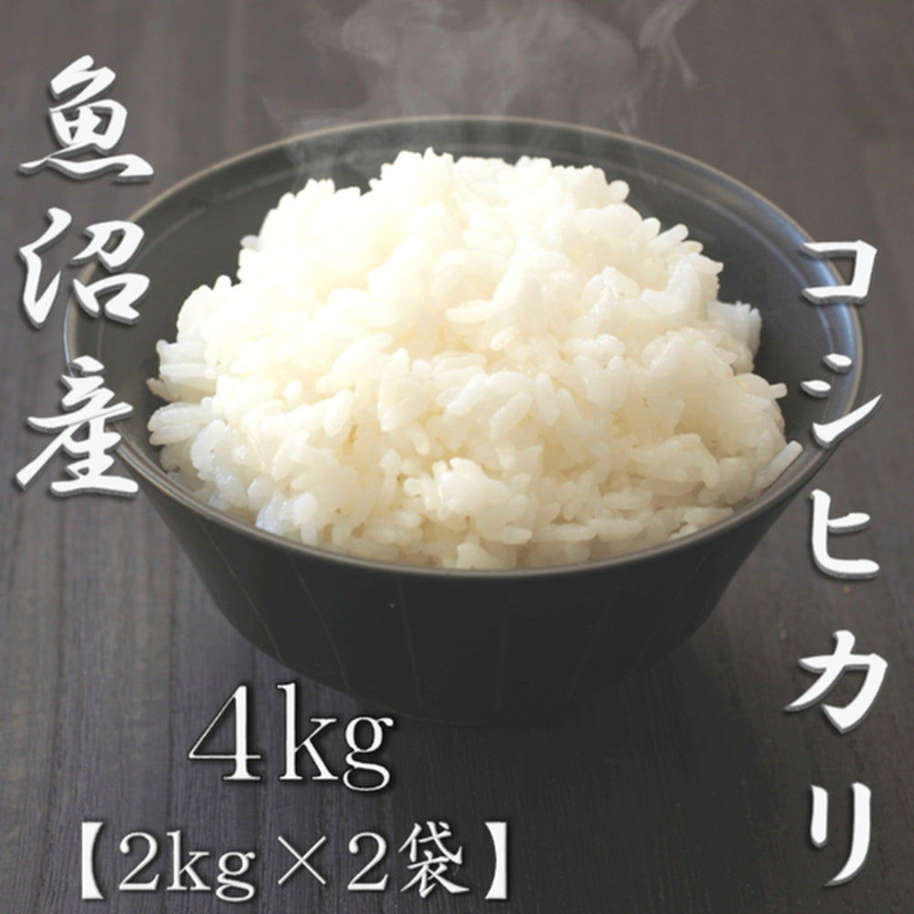 新潟県魚沼産コシヒカリ 2kg×2袋（合計4kg）