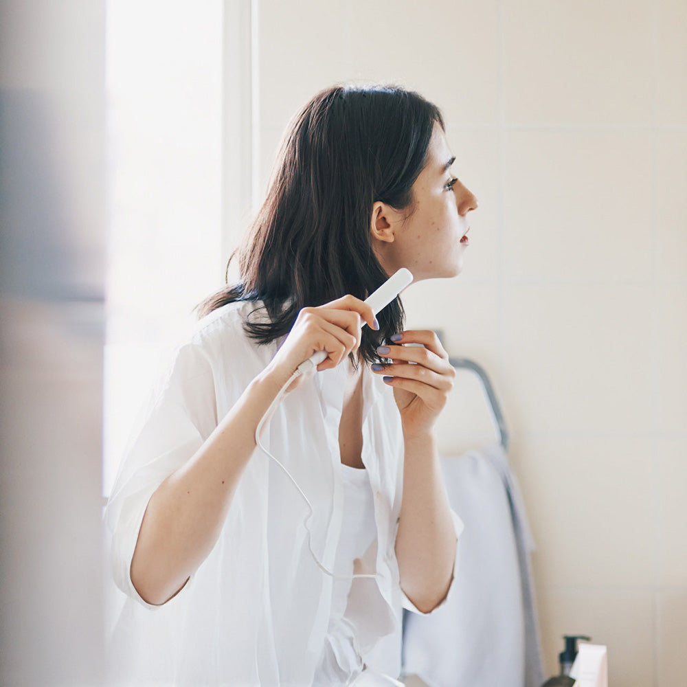 FESTINO（フェスティノ）USB スタイリング ヘアアイロン ホワイト