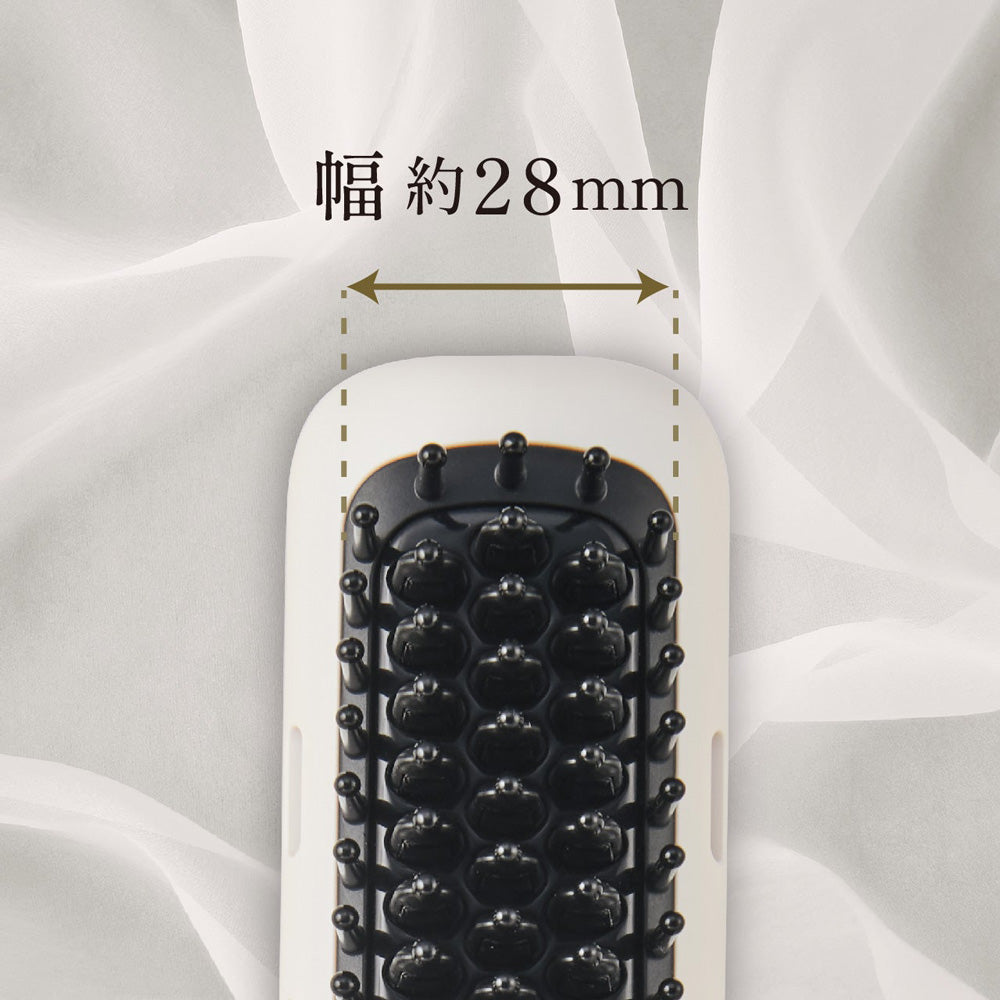 FESTINO（フェスティノ）充電式スタイリング ヒーターブラシ サンドベージュ