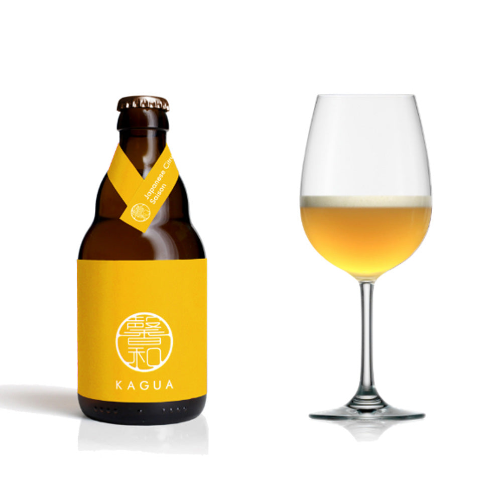山梨発クラフトビール 馨和KAGUA(カグア)2種飲み比べ 4本(Rouge・Saison)
