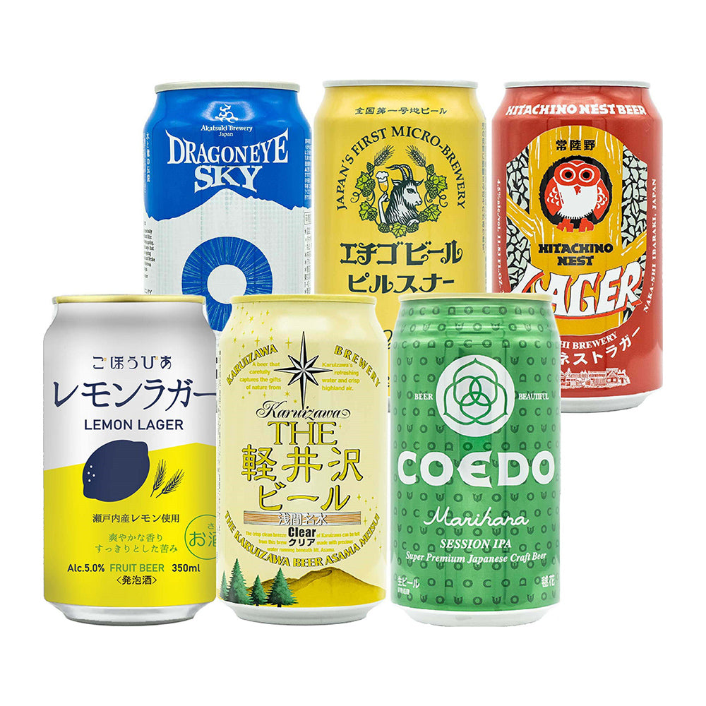 国産クラフトビール　6産地 飲み比べ 6本