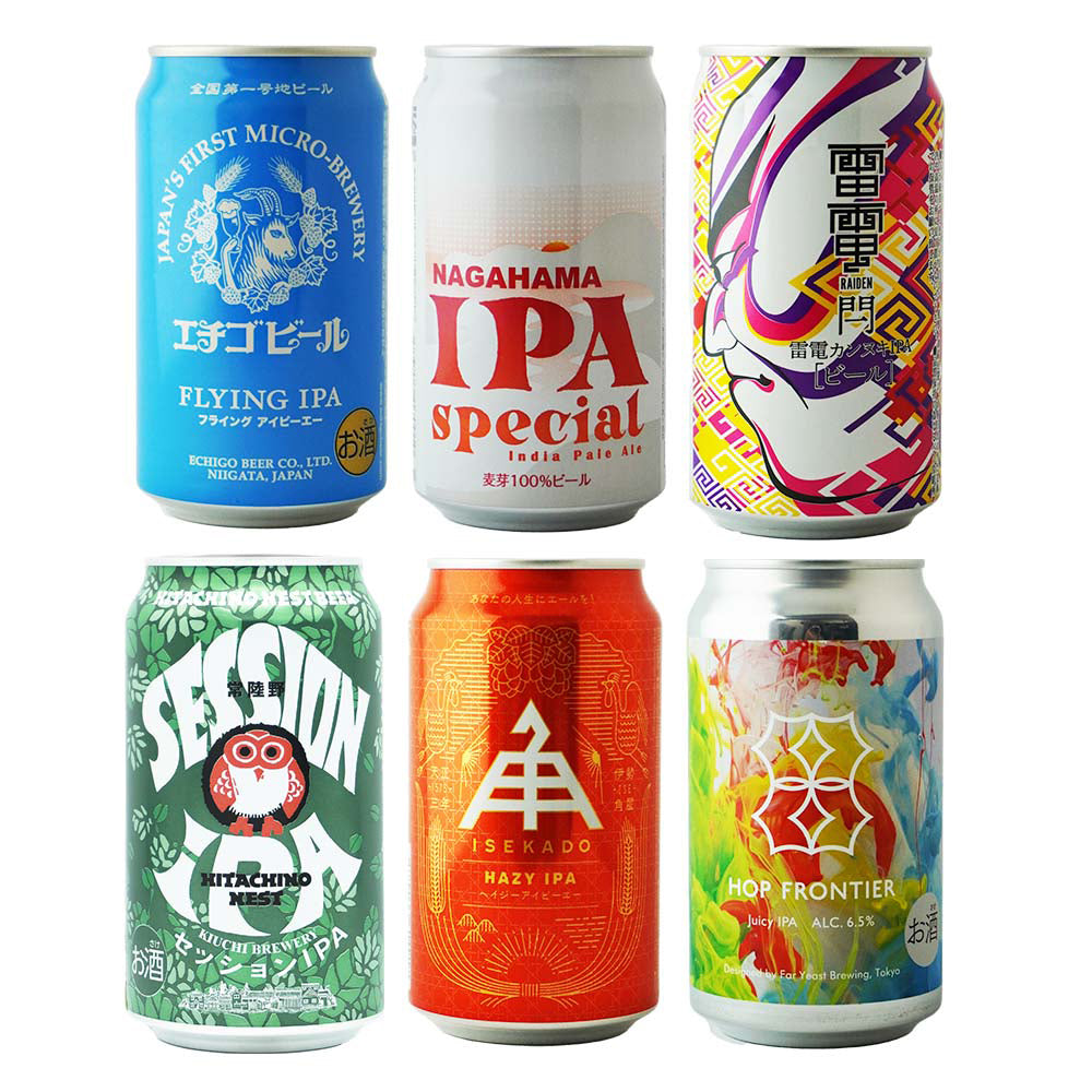 国産クラフトビール　IPA 6種飲み比べ 6本