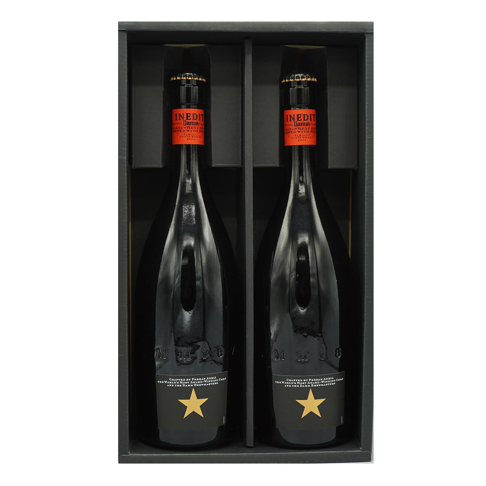 バルセロナNo1ブルワリーDAM社の「イネディット」プレミアムビール 2本