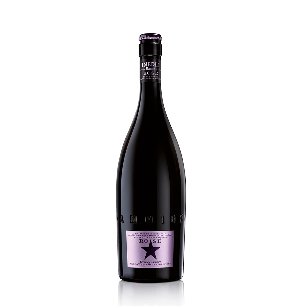 バルセロナNo1ブルワリーDAM社の「イネディット」プレミアムビール 　ロゼ1本