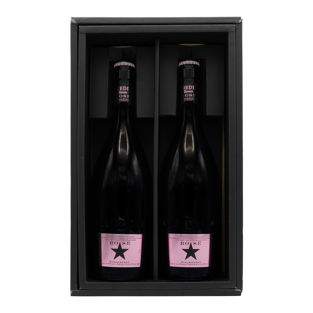 バルセロナNo1ブルワリーDAM社の「イネディット」プレミアムビール 　ロゼ2本