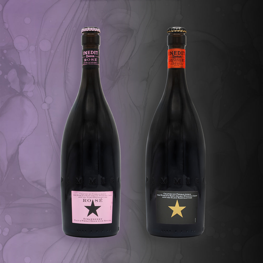 バルセロナNo1ブルワリーDAM社の「イネディット」プレミアムビール 飲み比べ　2本