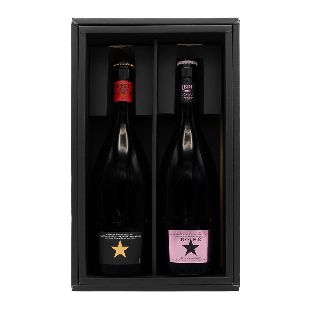 バルセロナNo1ブルワリーDAM社の「イネディット」プレミアムビール 飲み比べ　2本