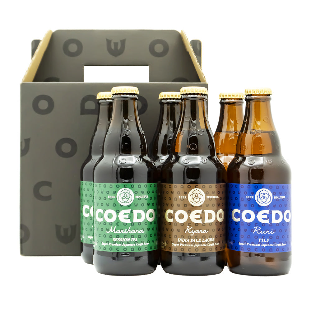 川越クラフトビールCOEDO　ブルワリー 看板3種飲み比べ